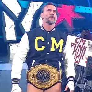 CM Punk Steiner Bros Varsity Jacket Front Look