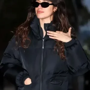 Camila Cabello Black Puffer Jacket