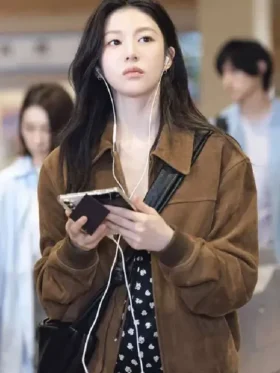 Can This Love Be Translated Go Youn-jung Suede Jacket