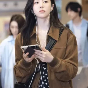 Can This Love Be Translated Go Youn-jung Suede Jacket