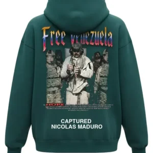 Captured Nicolás Maduro Hoodie Back Look