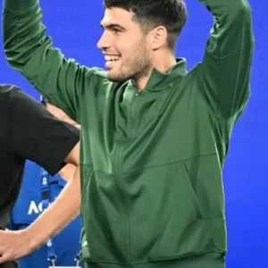 Carlos Alcaraz 2026 Australian Open Green Fleece Jacket