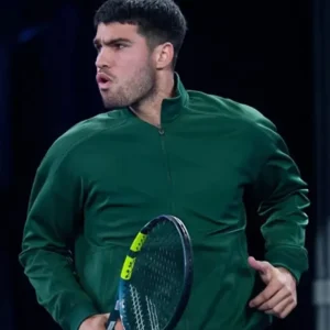 Carlos Alcaraz 2026 Australian Open Green Fleece Jacket