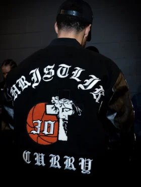 ChristLike x Curry Varsity Jacket Back
