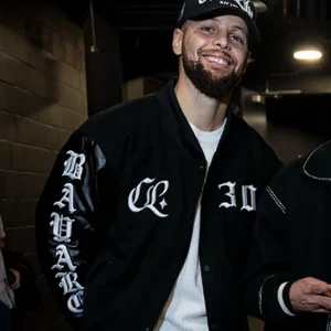 Christlike Curry varsity jacket