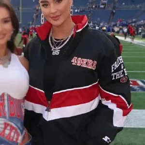 Claire Kittle 49ers Starter Jacket