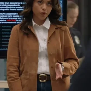 Classic Biker Red And Black Leather Jacket