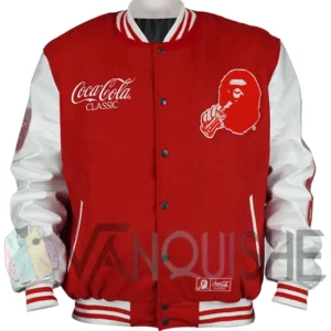 Coca Cola Varsity Jacket Front Look