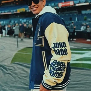 Daddy Yankee Blue Varsity Jacket