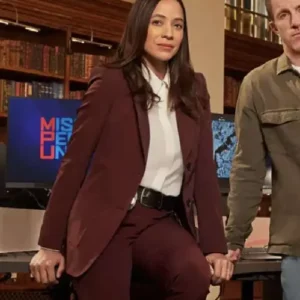 Dania Ramirez Alert Missing Persons Unit Burgundy Blazer