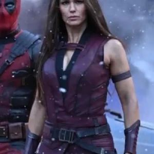 Deadpool and Wolverine Jennifer Garner Maroon Vest