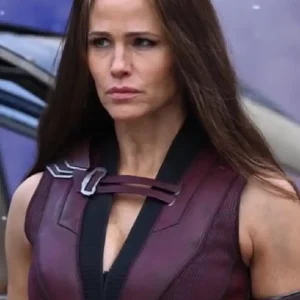 Deadpool and Wolverine Jennifer Garner Maroon Vest