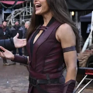 Deadpool and Wolverine Jennifer Garner Maroon Vest