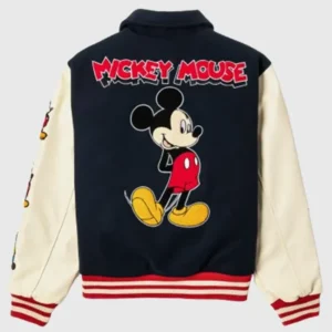 Disney Shoe Palace Mickey and Friends Icon Varsity Jacket Back