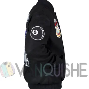 Eazy E 8 Ball Posse Jacket Side Look