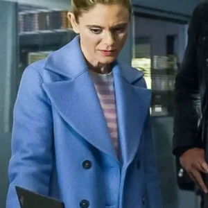 Emilia Fox Silent Witness S21 Blue Coat