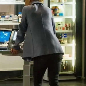 Emilia Fox Silent Witness S21 Blue Coat