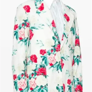 Emily In Paris Samuel Arnold White Floral Blazer