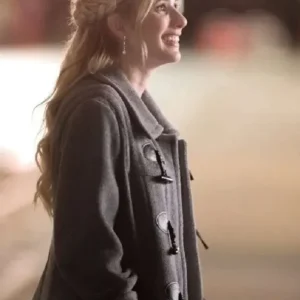 Emma Roberts About Fate Grey Wool Coat