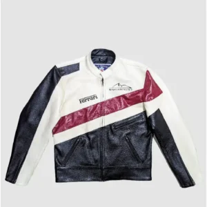 F1 Ferrari Vintage Streetwear Leather Jacket