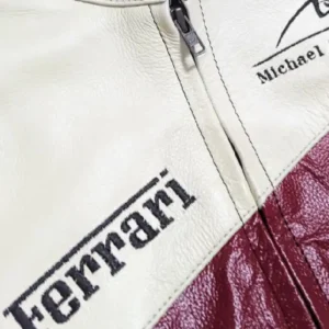 F1 Ferrari Vintage Streetwear Leather Jacket