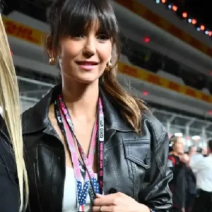 F1 Las Vegas Rihanna Black Bomber Jacket