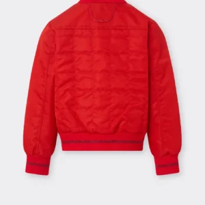 Ferrari Red Technical Bomber Jacket