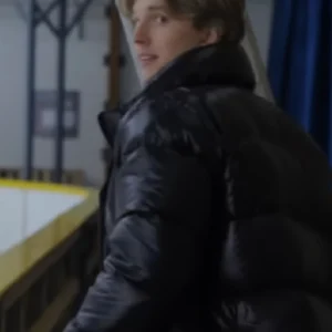 Finding Her Edge Cale Ambrozic Black Puffer Jacket