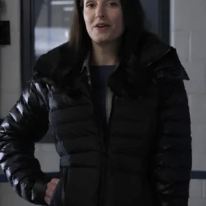 Finding Her Edge Meredith Forlenza Black Puffer Coat