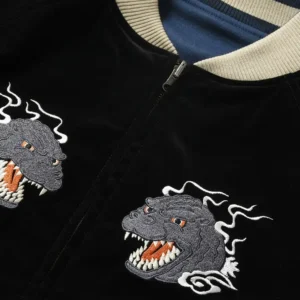 GODZILLA HOMEGAME REVERSIBLE SOUVENIR JACKET