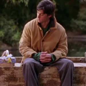 Gilmore Girls Milo Ventimiglia Brown Suede Jacket