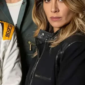 Giulia Michelini Motorvalley Black Jacket Front