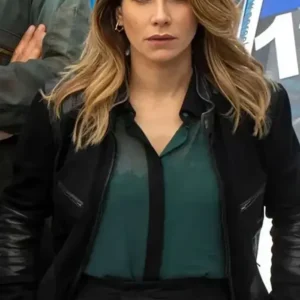 Giulia Michelini Motorvalley Black Jacket Front