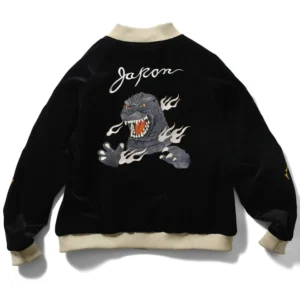 Godzilla HOMEGAME Souvenir Jacket Back