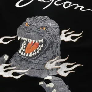 Godzilla HOMEGAME Souvenir Jacket Front Look