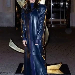 Gracie Abrams Leather Coat