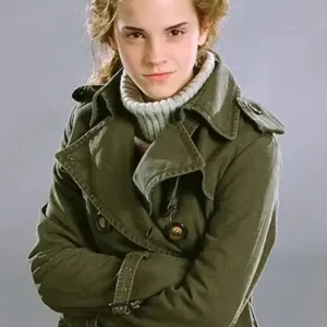 Harry Potter Emma Watson Green Trench Coat