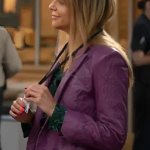 High Potential Kaitlin Olson Purple Blazer