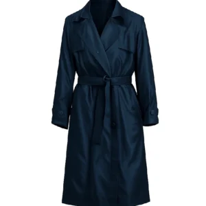 His & Hers Tessa Thompson Blue Coat