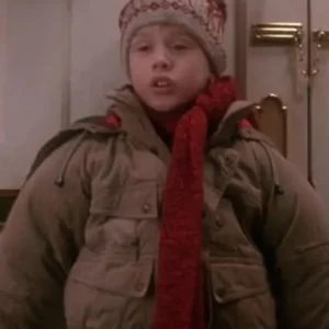 Home Alone Macaulay Culkin Jacket Front Look