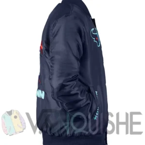 Houston Texans H-Town Navy Satin Jacket