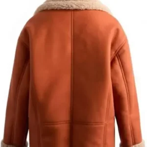 Ici Tout Commence Cesar Verneuil Shearling Car Coat Back Look