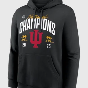Indiana Hoosiers National Champions Black Hoodie