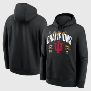 Indiana Hoosiers National Champions Black Hoodie