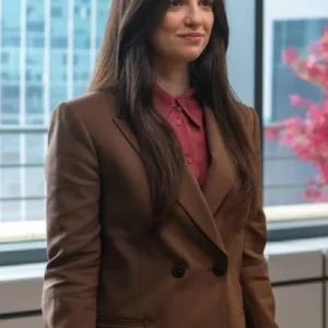 Industry Marisa Abela Brown Blazer