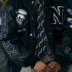 JOURNAL STANDARD × Nervous Records Varsity Jacket