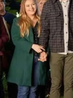 Jaicy Elliot My Southern Family Christmas Green Coat