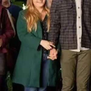 Jaicy Elliot My Southern Family Christmas Green Coat