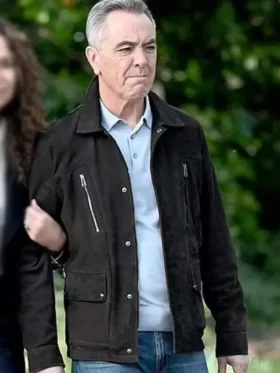 James Nesbitt Run Away Black Suede Leather Jacket