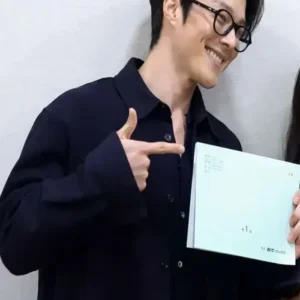 Jang Ki-yong Dynamite Kiss Black Wool Jacket Front Look